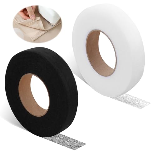 2pcs Set Saumbänder Zum Aufbügeln 20mmx70m, Saumband Zum Aufbügeln Waschfest, Saumband Ohne Nähen, Ideal Für Kleidung, Vorhänge, Jeans, Hosen, Einfach Zu Verwenden Für Kreative Bastelprojekte 2pcs Set Saumbänder Zum Aufbügeln 20mmx70m, Saumband Zum Aufbügeln Waschfest, Saumband Ohne Nähen, Ideal Für Kleidung, Vorhänge, Jeans, Hosen, Einfach Zu Verwenden Für Kreative Bastelprojekte von Smomend