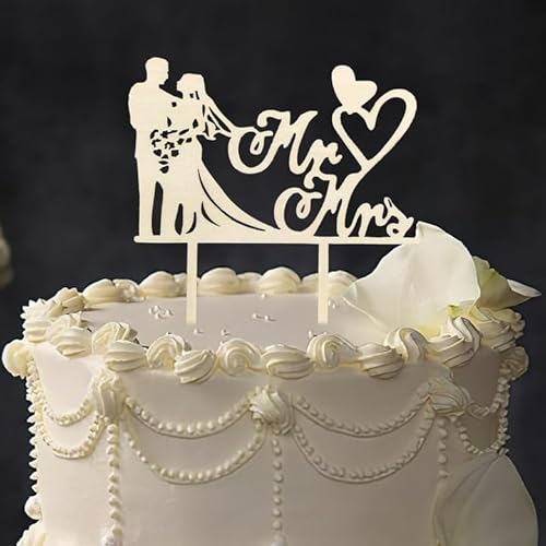 Cake Topper Hochzeit, Brautpaar Figuren Torte, Tortendeko Hochzeit, Personalisierte Holz Cake Topper für Hochzeitstorten, Deko für Brautpaar Figuren Torte, Mr & Mrs Hochzeitsdekoration Cake Topper Hochzeit, Brautpaar Figuren Torte, Tortendeko Hochzeit, Personalisierte Holz Cake Topper für Hochzeitstorten, Deko für Brautpaar Figuren Torte, Mr & Mrs Hochzeitsdekoration von Smomend