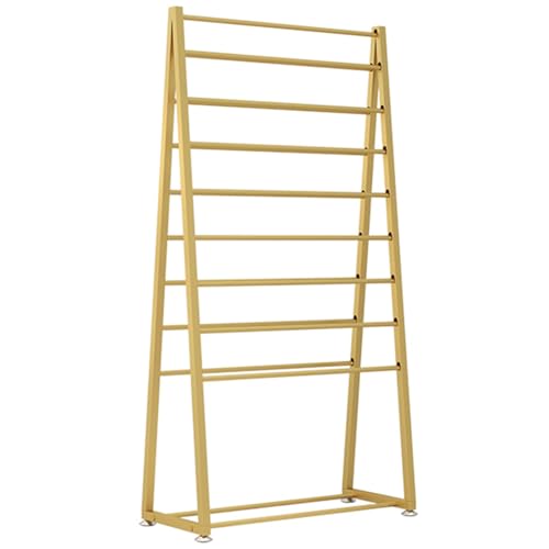 SnamicE Geschenkpapierhalter für den Einzelhandel, bodenstehender Präsentationsständer für kommerzielle Rollen-Geschenkpapier für Einzelhandelsgeschäfte/Floristen/Geschenk,Gold-80x35x170cm SnamicE Geschenkpapierhalter für den Einzelhandel, bodenstehender Präsentationsständer für kommerzielle Rollen-Geschenkpapier für Einzelhandelsgeschäfte/Floristen/Geschenk,Gold-80x35x170cm von SnamicE