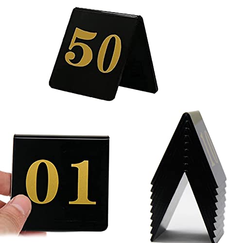 SnamicE Schilder 25/50/100, Tischnummern-Zyklus verwendet, doppelseitiges Tischnummernschild, perfekt für Restaurants, Einrichtungen und besondere Veranstaltun,1-100 SnamicE Schilder 25/50/100, Tischnummern-Zyklus verwendet, doppelseitiges Tischnummernschild, perfekt für Restaurants, Einrichtungen und besondere Veranstaltun,1-100 von SnamicE