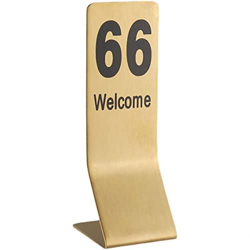 SnamicE Tischkarten, Tischnummern 1–50, doppelseitige Digitale Edelstahlplatte in Gold für Restaurants, 14,5 × 5 cm große L-förmige Tischkarten für Hochzeitstagsveranstaltungen, Par, SnamicE Tischkarten, Tischnummern 1–50, doppelseitige Digitale Edelstahlplatte in Gold für Restaurants, 14,5 × 5 cm große L-förmige Tischkarten für Hochzeitstagsveranstaltungen, Par, von SnamicE