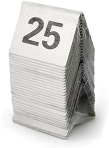 SnamicE Tischnummern, 1-25/50/100 Edelstahl V-förmige Tischnummernkarten Restaurant Café Bar Sitzplatz Tischnummern Hochzeit Geburtstag Party Zubehör, 1 bis 25,1 to 25 SnamicE Tischnummern, 1-25/50/100 Edelstahl V-förmige Tischnummernkarten Restaurant Café Bar Sitzplatz Tischnummern Hochzeit Geburtstag Party Zubehör, 1 bis 25,1 to 25 von SnamicE