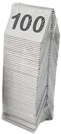 SnamicE Tischnummern, 1-25/50/100 Edelstahl-Zelttischschilder 1,9 × 1,6 Zoll, Restaurant-Café-Bar-Sitztischnummern, Hochzeits-Geburtstagsparty-Zubehör, 1 bis 100,1 to 100 SnamicE Tischnummern, 1-25/50/100 Edelstahl-Zelttischschilder 1,9 × 1,6 Zoll, Restaurant-Café-Bar-Sitztischnummern, Hochzeits-Geburtstagsparty-Zubehör, 1 bis 100,1 to 100 von SnamicE