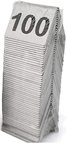 SnamicE Tischnummern aus Edelstahl 1–25/50/70, Tischkarten aus Edelstahl, Tischnummern im Zeltstil, 4,1 x 4,8 cm, Schilder, Teller, Tischmarkierungen für Restaurants und Bars, Numme,Number 1 to 100 SnamicE Tischnummern aus Edelstahl 1–25/50/70, Tischkarten aus Edelstahl, Tischnummern im Zeltstil, 4,1 x 4,8 cm, Schilder, Teller, Tischmarkierungen für Restaurants und Bars, Numme,Number 1 to 100 von SnamicE