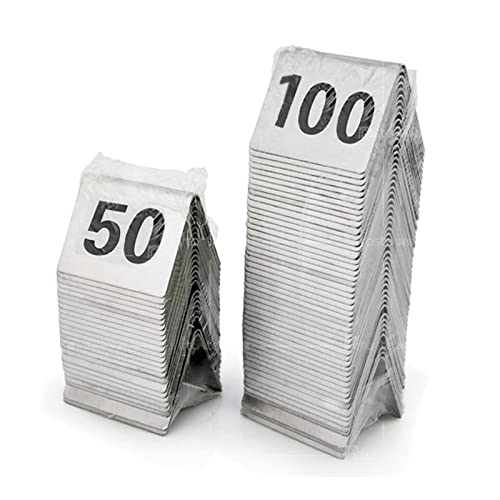 SnamicE Tischnummern für Hochzeiten, Edelstahl-Tischnummern, Schilder, Teller für Restaurant, Café, Bar, Tisch, Digitale Tischkarte 1–50 oder 1–100/1 bis 50/40 x 50 mm, 1 bis 50–40,1 to 50-40 * 50Mm SnamicE Tischnummern für Hochzeiten, Edelstahl-Tischnummern, Schilder, Teller für Restaurant, Café, Bar, Tisch, Digitale Tischkarte 1–50 oder 1–100/1 bis 50/40 x 50 mm, 1 bis 50–40,1 to 50-40 * 50Mm von SnamicE