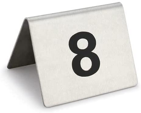 Tischnummern, 1–100, 4,8 x 4,1 cm, Edelstahl-Tischnummernkarten für Zelte, Tischnummern für Restaurant-, Café- und Bar-Sitzplätze, Partyzubehör für Hochzeiten und Geburtstag,1 to 10-1.9×1.6 inches Tischnummern, 1–100, 4,8 x 4,1 cm, Edelstahl-Tischnummernkarten für Zelte, Tischnummern für Restaurant-, Café- und Bar-Sitzplätze, Partyzubehör für Hochzeiten und Geburtstag,1 to 10-1.9×1.6 inches von SnamicE