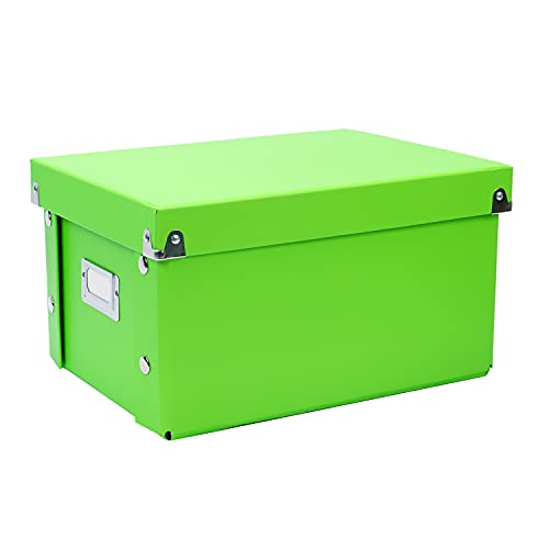 Snap-N-Store Fotobox Aufbewahrungsbox Dateispeicherbox, Größe A5, grün, 2er-Pack von Snap-N-Store