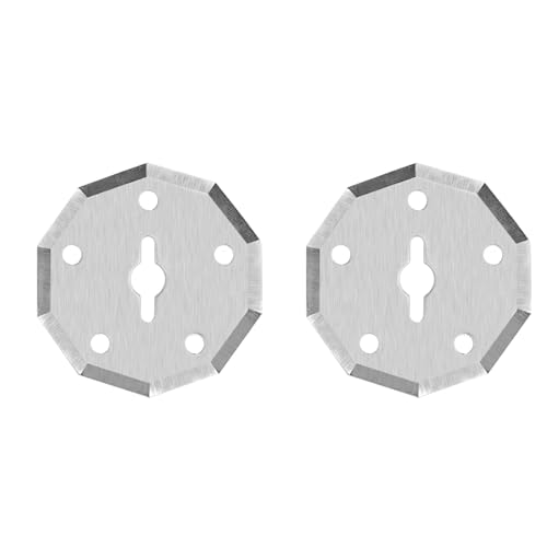SnapFresh 2er-Pack Ersatz-Rotationsklingen, 4-V-Ersatzklingen für kabellose elektrische Scheren (1-1/2 Zoll) passend für EC0601C von SnapFresh