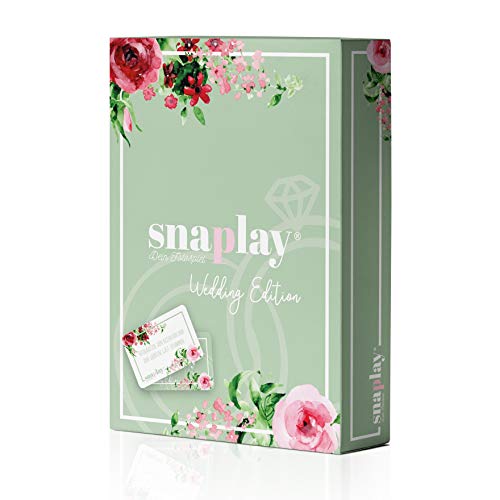 Snaplay® I 65 Fotoaufgaben für die Hochzeit I Hochzeits-Spiel für Gäste I Hochzeitsgeschenke für Brautpaar I Kombinierbar mit Fotobox, Photo-Booth von Snaplay