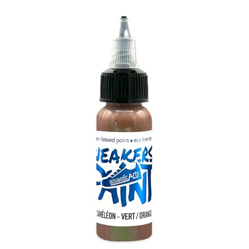 Chamäleon-Lederfarbe - Grün/Orange - 30 ml | SneakArts Chamäleon-Lederfarbe - Grün/Orange - 30 ml | SneakArts von SneakArts