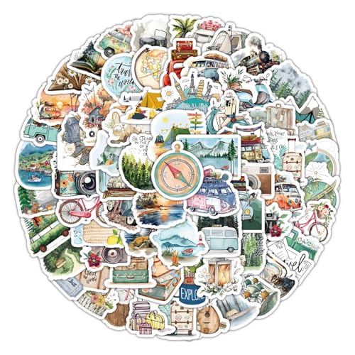 100 Stück Reiseaufkleber,Sticker Reisen,Koffer Set Stickers für Reise,Aesthetic Camping Coole,Erwachsene Reisen Sommer,Travel Wasserfeste Book Fotoalbum,Gepäckaufkleber Funny Kofferaufkleber 100 Stück Reiseaufkleber,Sticker Reisen,Koffer Set Stickers für Reise,Aesthetic Camping Coole,Erwachsene Reisen Sommer,Travel Wasserfeste Book Fotoalbum,Gepäckaufkleber Funny Kofferaufkleber von Snhauxinfa