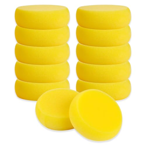 12 Stück Schwämmchen Schule,Malschwamm,Lappen Schwämme Kinder Kunstunterricht,Malen Dose Kunst Schwämmchen,Sponges Mal Malern MalschwäMmchen,Dekontaminationsschwamm,Universalschwamm von Snhauxinfa
