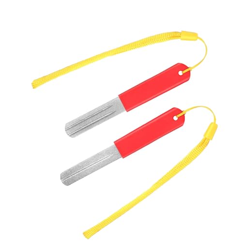 Angelzubehör,2 Stück FischhakenschäRfer,Schärfer Angeln Angelhaken Werkzeug,Fishing zum Dart für Haken Hakenschärfer,Schärfen Fischhaken-Schleifstein Werkzeuge Zubehör（Rad） von Snhauxinfa