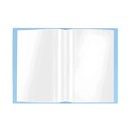 A3 -Präsentation Präsentation des Buchungsbuchs Dokument Binder Portfolio Buch mit 40 klaren Taschen Sleeves -Dateispeicher für Kunstwerke, Dokument und Foto, Blau, Blau von Snner