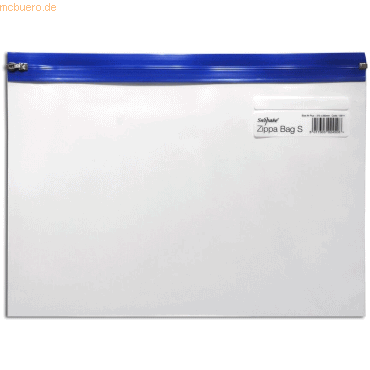 25 x Snopake Dokumententasche Zippa Bag 'S' A4+ blau von Snopake