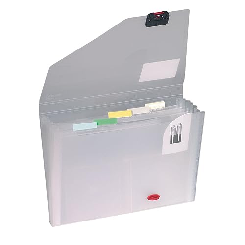 Snopake 11893 Fächermappe 6-teilig A4 transparent Snopake 11893 Fächermappe 6-teilig A4 transparent von Snopake