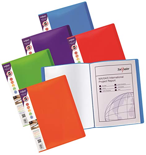 Snopake 15808 Regenbogen, A4, 24 Hüllen, 5 Stück Snopake 15808 Regenbogen, A4, 24 Hüllen, 5 Stück von Snopake