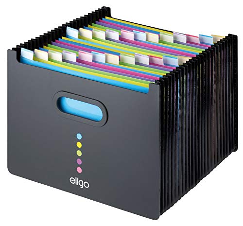 Snopake Eligo 15860 Schreibtisch-Organizer, Querformat, A4, Schwarz, 1 Stück von Snopake