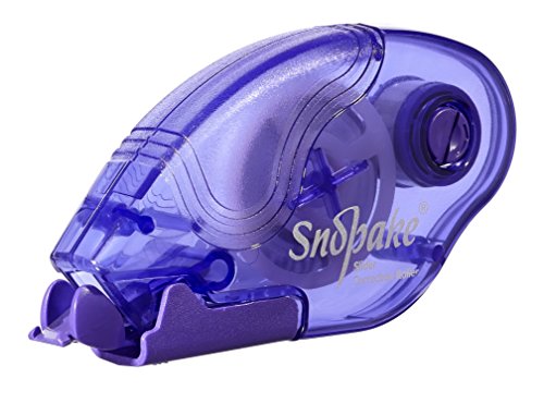 Snopake Klemmmappe, 5 mm x 8,5 m Slider-Korrekturroller, 12 Stück von Snopake