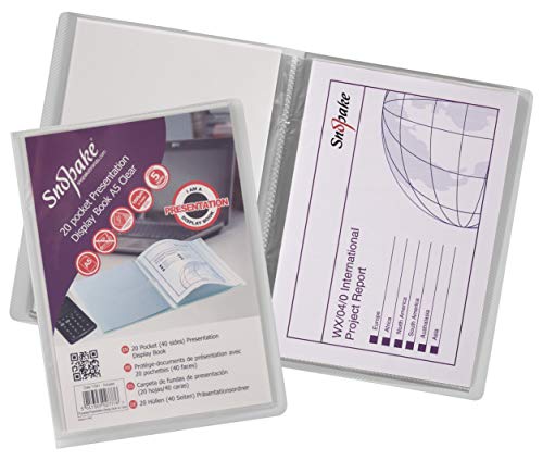 Snopake Präsentations-Sichtbuch A5, 20 Hüllen, transparent Snopake Präsentations-Sichtbuch A5, 20 Hüllen, transparent von Snopake