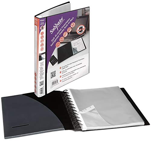 Snopake Zipit 15780 Präsentationsmappe mit 40 Fächern, A4, Schwarz, 1 Stück Snopake Zipit 15780 Präsentationsmappe mit 40 Fächern, A4, Schwarz, 1 Stück von Snopake