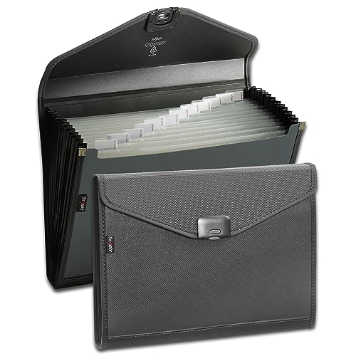 Snopake Zeon 15894 Fächermappe A4, anthrazit, 13-teilig Snopake Zeon 15894 Fächermappe A4, anthrazit, 13-teilig von Snopake