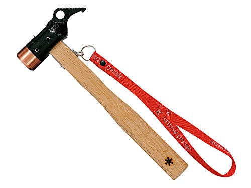 Snow Peak Peg Hammer Pro – robuster Campinghammer, ideal als Zelt- und Planenpfahlentferner – Rucksack-, Wander- und Campingbedarf – Kupfer Snow Peak Peg Hammer Pro – robuster Campinghammer, ideal als Zelt- und Planenpfahlentferner – Rucksack-, Wander- und Campingbedarf – Kupfer von Snow Peak