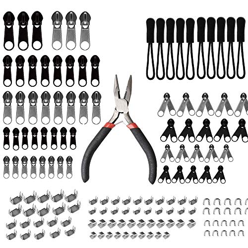 Schneespitze Snowtain 195 Pieces Zip Repair Set,Replacement Zipper Zip Replacement Zip Slider Mit Befestigungsklemme,Zip Repair Kit für Kleidung, Jacken, Geldbörsen, Gepäck, Rucksäcke. Schneespitze Snowtain 195 Pieces Zip Repair Set,Replacement Zipper Zip Replacement Zip Slider Mit Befestigungsklemme,Zip Repair Kit für Kleidung, Jacken, Geldbörsen, Gepäck, Rucksäcke. von Snowtain