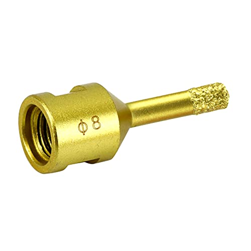 Snowtaros Diamant-bohrkrone M14, Durchmesser 8mm, für Fliesen/Glas/Feinsteinzeug/Granit Marmor Trockenbohren (8mm) von Snowtaros