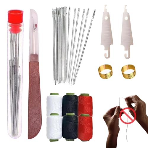 37pcs NäHwerkzeug-Set, NäHset Grundausstattung, Sewing Kit NäHzubehöR FüR AnfäNger Und Profis, Ultraleicht FüR Einfache Handhabung Und Tragbarkeit von Snrtevu