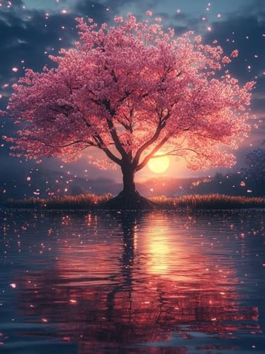 Baum des Lebens Diamond Painting Groß XXL 60x80cm für Bastelset Kinder ab 6 Jahre, 5D Diamond Painting Landschaft, DIY Diamant Mosaik Bastelset Erwachsene, Daiments Malerei Stickerei Deko S-137 Baum des Lebens Diamond Painting Groß XXL 60x80cm für Bastelset Kinder ab 6 Jahre, 5D Diamond Painting Landschaft, DIY Diamant Mosaik Bastelset Erwachsene, Daiments Malerei Stickerei Deko S-137 von Snuysogx