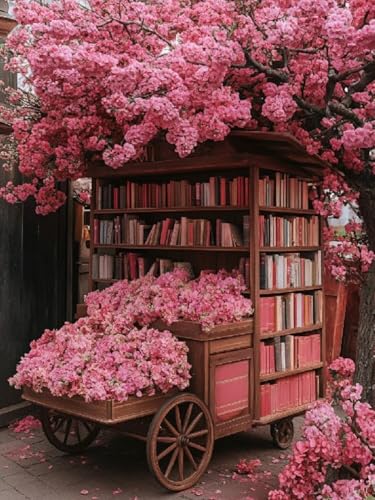 Bücher Diamond Painting Groß XXL 60x80cm für Bastelset Kinder ab 6 Jahre, 5D Diamond Painting Blumen Neuheiten 2025, DIY Diamant Mosaik Bastelset Erwachsene, Daiments Stickerei Festival Deko SY1-468 Bücher Diamond Painting Groß XXL 60x80cm für Bastelset Kinder ab 6 Jahre, 5D Diamond Painting Blumen Neuheiten 2025, DIY Diamant Mosaik Bastelset Erwachsene, Daiments Stickerei Festival Deko SY1-468 von Snuysogx