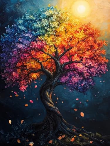 Diamond Painting Baum des Lebens für Bastelset Kinder ab 6 Jahre, Diamant Painting Landschaft Set für Erwachsene Anfänger, 5D DIY Full Diamant Set für Wanddeko Festival Geschenke 40x50cm S-140 Diamond Painting Baum des Lebens für Bastelset Kinder ab 6 Jahre, Diamant Painting Landschaft Set für Erwachsene Anfänger, 5D DIY Full Diamant Set für Wanddeko Festival Geschenke 40x50cm S-140 von Snuysogx