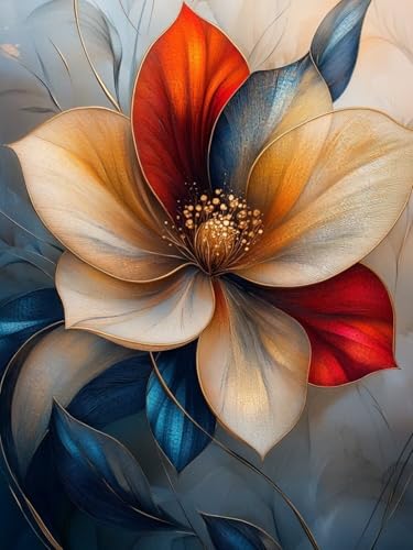 Diamond Painting XXL Blumen für Bastelset Kinder ab 6 Jahre, Diamond Painting Blumen, 5D DIY Diamant Malerei Bilder Stickerei Set, Dimond Kristall Handwerk Geschenke für Zuhause Deko 50x70cm S-308 Diamond Painting XXL Blumen für Bastelset Kinder ab 6 Jahre, Diamond Painting Blumen, 5D DIY Diamant Malerei Bilder Stickerei Set, Dimond Kristall Handwerk Geschenke für Zuhause Deko 50x70cm S-308 von Snuysogx