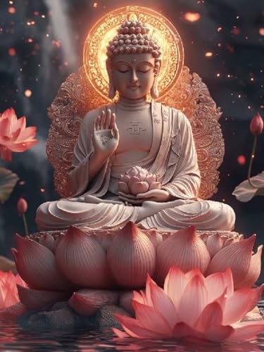 Diamond Painting XXL Buddha für Bastelset Kinder ab 6 Jahre, Diamond Painting Zen, 5D DIY Diamant Malerei Bilder Stickerei Set, Dimond Kristall Handwerk Geschenke für Zuhause Deko 70x90cm SY1-160 Diamond Painting XXL Buddha für Bastelset Kinder ab 6 Jahre, Diamond Painting Zen, 5D DIY Diamant Malerei Bilder Stickerei Set, Dimond Kristall Handwerk Geschenke für Zuhause Deko 70x90cm SY1-160 von Snuysogx
