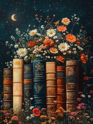 Diamond Painting XXL Bücher für Bastelset Kinder ab 6 Jahre, Diamond Painting Blume, 5D DIY Diamant Malerei Bilder Stickerei Set, Full Dimond Kristall Handwerk Geschenke für Zuhause Deko 50x70cm S-168 Diamond Painting XXL Bücher für Bastelset Kinder ab 6 Jahre, Diamond Painting Blume, 5D DIY Diamant Malerei Bilder Stickerei Set, Full Dimond Kristall Handwerk Geschenke für Zuhause Deko 50x70cm S-168 von Snuysogx