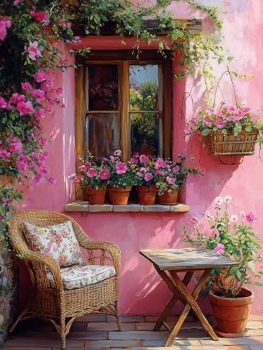 Diamond Painting XXL Garten für Bastelset Kinder ab 6 Jahre, Diamond Painting Blume, 5D DIY Diamant Malerei Bilder Stickerei Set, Full Dimond Kristall Handwerk Geschenke für Zuhause Deko 50x70cm S-306 Diamond Painting XXL Garten für Bastelset Kinder ab 6 Jahre, Diamond Painting Blume, 5D DIY Diamant Malerei Bilder Stickerei Set, Full Dimond Kristall Handwerk Geschenke für Zuhause Deko 50x70cm S-306 von Snuysogx
