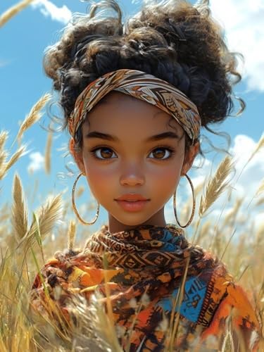 Diamond Painting XXL Mädchen für Bastelset Kinder ab 6 Jahre, Diamond Painting Afrika, 5D DIY Diamant Malerei Bilder Stickerei Set, Dimond Kristall Handwerk Geschenke für Zuhause Deko 85x110cm S-115 Diamond Painting XXL Mädchen für Bastelset Kinder ab 6 Jahre, Diamond Painting Afrika, 5D DIY Diamant Malerei Bilder Stickerei Set, Dimond Kristall Handwerk Geschenke für Zuhause Deko 85x110cm S-115 von Snuysogx