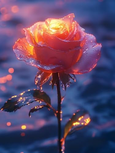 Diamond Painting XXL Rose für Bastelset Kinder ab 6 Jahre, Diamond Painting Blume, 5D DIY Diamant Malerei Bilder Stickerei Set, Full Dimond Kristall Handwerk Geschenke für Zuhause Deko 70x90cm S-107 Diamond Painting XXL Rose für Bastelset Kinder ab 6 Jahre, Diamond Painting Blume, 5D DIY Diamant Malerei Bilder Stickerei Set, Full Dimond Kristall Handwerk Geschenke für Zuhause Deko 70x90cm S-107 von Snuysogx