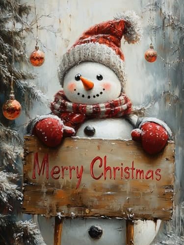 Diamond Painting XXL Weihnachten für Bastelset Kinder ab 6 Jahre, Diamond Painting Schneemann, 5D DIY Diamant Malerei Bilder Stickerei Set, Dimond Kristall Handwerk für Zuhause Deko 50x70cm S-141 Diamond Painting XXL Weihnachten für Bastelset Kinder ab 6 Jahre, Diamond Painting Schneemann, 5D DIY Diamant Malerei Bilder Stickerei Set, Dimond Kristall Handwerk für Zuhause Deko 50x70cm S-141 von Snuysogx