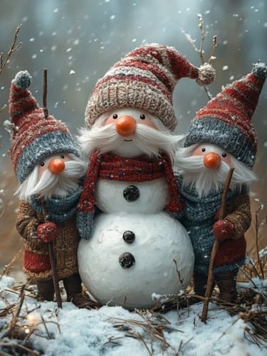 Diamond Painting XXL Weihnachten für Bastelset Kinder ab 6 Jahre, Diamond Painting Schneemann, 5D DIY Diamant Malerei Bilder Stickerei Set, Dimond Kristall Handwerk für Zuhause Deko 50x70cm S-143 Diamond Painting XXL Weihnachten für Bastelset Kinder ab 6 Jahre, Diamond Painting Schneemann, 5D DIY Diamant Malerei Bilder Stickerei Set, Dimond Kristall Handwerk für Zuhause Deko 50x70cm S-143 von Snuysogx