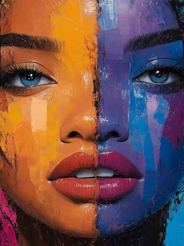 Frau Diamond Painting Groß XXL 60x80cm für Bastelset Kinder ab 6 Jahre, 5D Diamond Painting Aesthetic Neuheiten, DIY Diamant Mosaik Bastelset Erwachsene, Daiments Malerei Stickerei Festival Deko S-131 Frau Diamond Painting Groß XXL 60x80cm für Bastelset Kinder ab 6 Jahre, 5D Diamond Painting Aesthetic Neuheiten, DIY Diamant Mosaik Bastelset Erwachsene, Daiments Malerei Stickerei Festival Deko S-131 von Snuysogx
