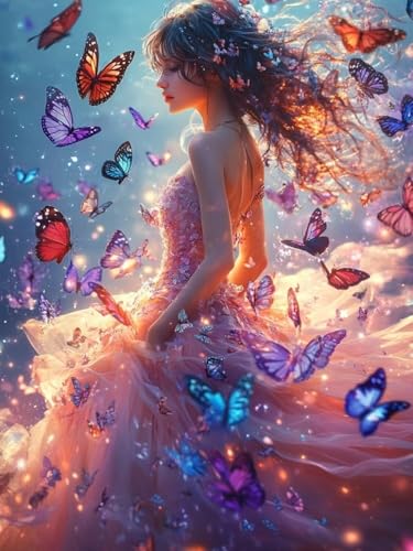 Göttin Diamond Painting Groß XXL 90x120cm für Bastelset Kinder ab 6 Jahre, 5D Diamond Painting Schmetterling, DIY Diamant Mosaik Bastelset Erwachsene, Daiments Malerei Stickerei Festival Deko S-191 Göttin Diamond Painting Groß XXL 90x120cm für Bastelset Kinder ab 6 Jahre, 5D Diamond Painting Schmetterling, DIY Diamant Mosaik Bastelset Erwachsene, Daiments Malerei Stickerei Festival Deko S-191 von Snuysogx
