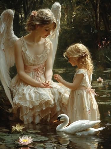 Mädchen Diamond Painting Groß XXL 100x130cm für Bastelset Kinder ab 6 Jahre, 5D Diamond Painting Engel, DIY Full Diamant Mosaik Bastelset Erwachsene, Daiments Malerei Stickerei Festival Deko S-199 Mädchen Diamond Painting Groß XXL 100x130cm für Bastelset Kinder ab 6 Jahre, 5D Diamond Painting Engel, DIY Full Diamant Mosaik Bastelset Erwachsene, Daiments Malerei Stickerei Festival Deko S-199 von Snuysogx