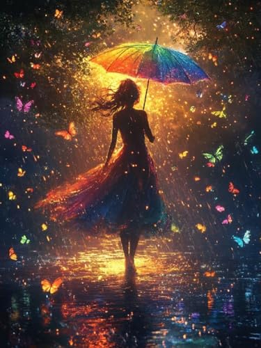 Mädchen Diamond Painting Groß XXL 80x100cm für Bastelset Kinder ab 6 Jahre, 5D Diamond Painting Schmetterling, DIY Diamant Mosaik Bastelset Erwachsene, Daiments Malerei Stickerei Festival Deko SY1-153 Mädchen Diamond Painting Groß XXL 80x100cm für Bastelset Kinder ab 6 Jahre, 5D Diamond Painting Schmetterling, DIY Diamant Mosaik Bastelset Erwachsene, Daiments Malerei Stickerei Festival Deko SY1-153 von Snuysogx
