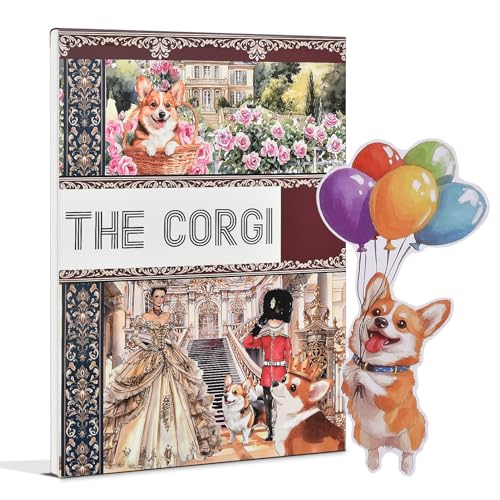 Snylcce Corgi-Hunde-Thema Scrapbooking-Sticker - 20 Blätter PET-Sticker Snylcce Corgi-Hunde-Thema Scrapbooking-Sticker - 20 Blätter PET-Sticker von Snylcce