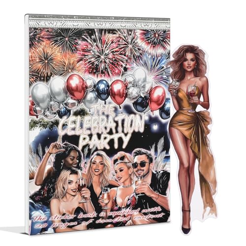 Snylcce Festliche-Party-Thema Sticker - PET-Scrapbooking Journal Zubehör von Snylcce