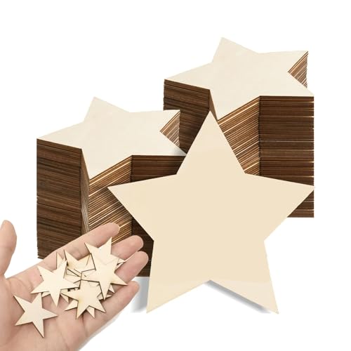60 PCS Holzsterne 5cm Holzsterne zum Basteln und Dekorieren Sterne Blank aus Holz zum Bemalen und Verzieren Sterne Deko Holz Stern Scheiben für Weihnachtsdeko DIY Dekorationen und Hochzeitsdekoration 60 PCS Holzsterne 5cm Holzsterne zum Basteln und Dekorieren Sterne Blank aus Holz zum Bemalen und Verzieren Sterne Deko Holz Stern Scheiben für Weihnachtsdeko DIY Dekorationen und Hochzeitsdekoration von Snyvpra