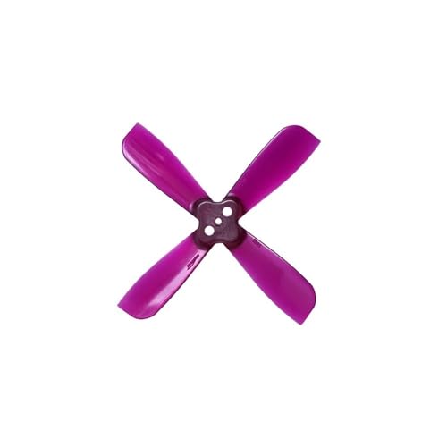 SoKOIUU ERSATZTEIL Für Für RC FPV Racing Freestyle 6 Paare 2035BN 2035 2X3.5X4 4 Impeller 2 Zoll PC Propeller 3 Löcher 2 Zoll Zahnstocher Drohne(6Pairs Purple) von SoKOIUU