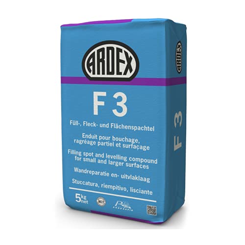 Ardex F 3 Spachtel 5 kg zum Glätten und Spachteln von Wand- & Deckenflächen/Fassaden-Spachtelmasse Ardex F 3 Spachtel 5 kg zum Glätten und Spachteln von Wand- & Deckenflächen/Fassaden-Spachtelmasse von CHICHL